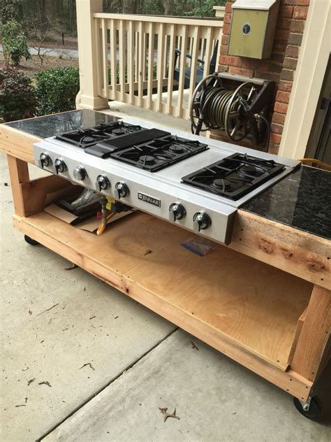 outside gas stove diy
